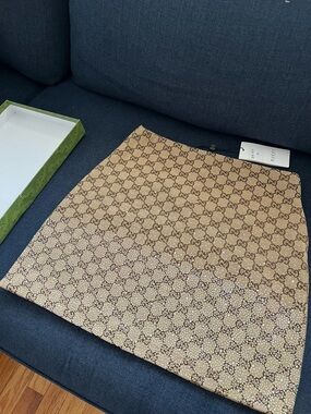 GG Monogram Sequin Mini Skirt